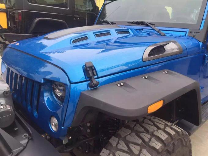 Jeep Jk Wrangler Avenger Hood With Real Carbon Fiber Vents