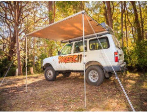 Retractable Roof Rack Mounted Awning , 4wd Shade Awnings For Four Wheel Drives