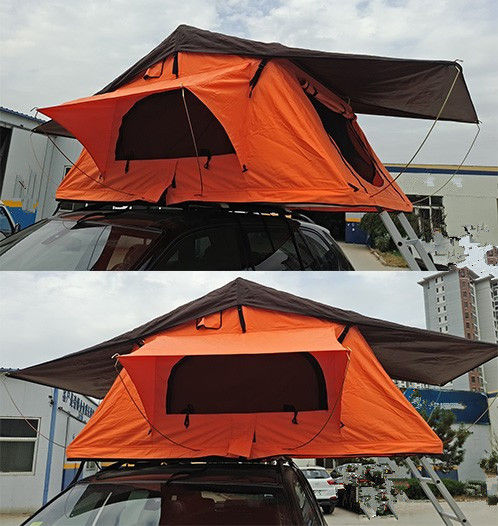 Off Road 4 Person Roof Top Tent Easy Assembling 233*140*123cm Inner Size