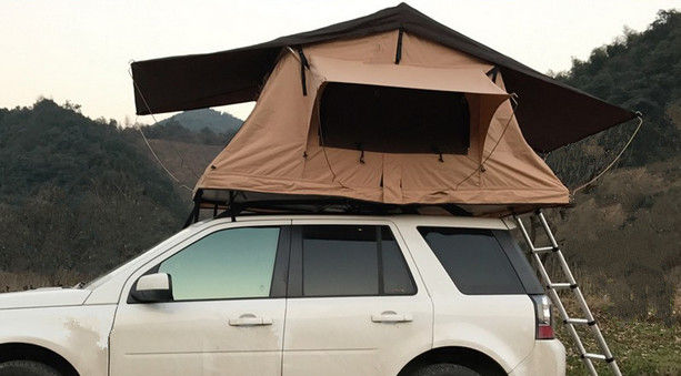 Family 4 Person Roof Top Tent Large Capacity 145x125x28 Cm Fold Size