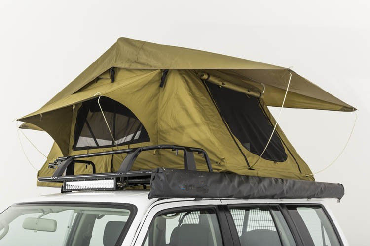 Double Layer Vehicle Top Tent , Truck Parts Jeep Wrangler Roof Rack Tent