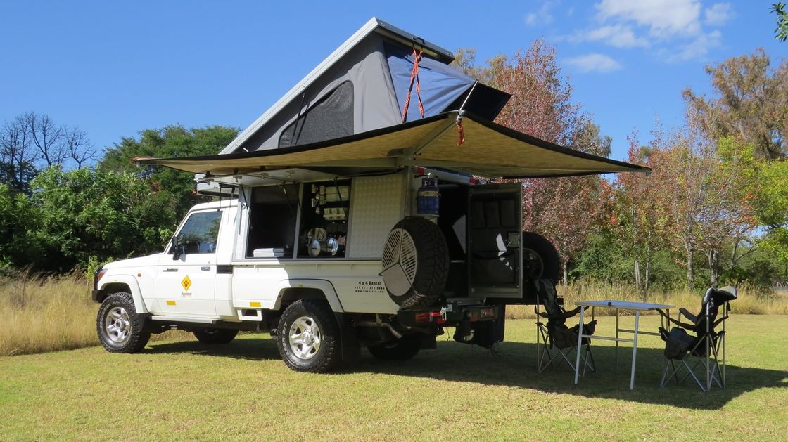 4x4 Off Road Automatic Roof Top Tent One Side Open 210x125x95cm Unfold Size