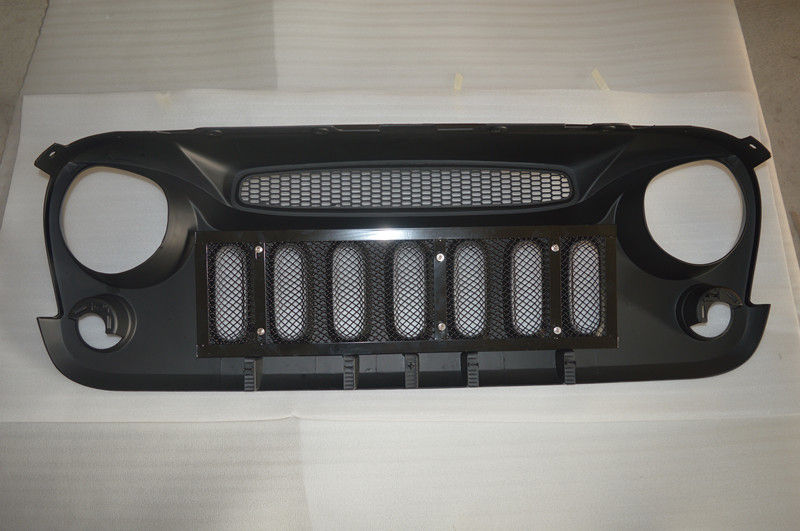Jeep Jk Wrangler Specter Mask With Mesh Grille Material: ABS Plastic