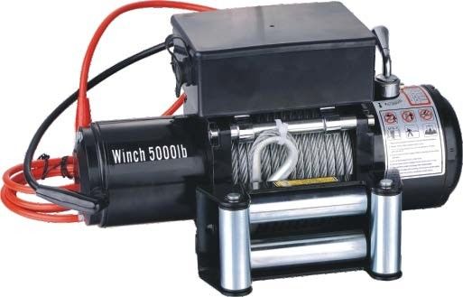 Most popular powerful 12V 5000 lbs electric winch for off road for Jeep Wrangler