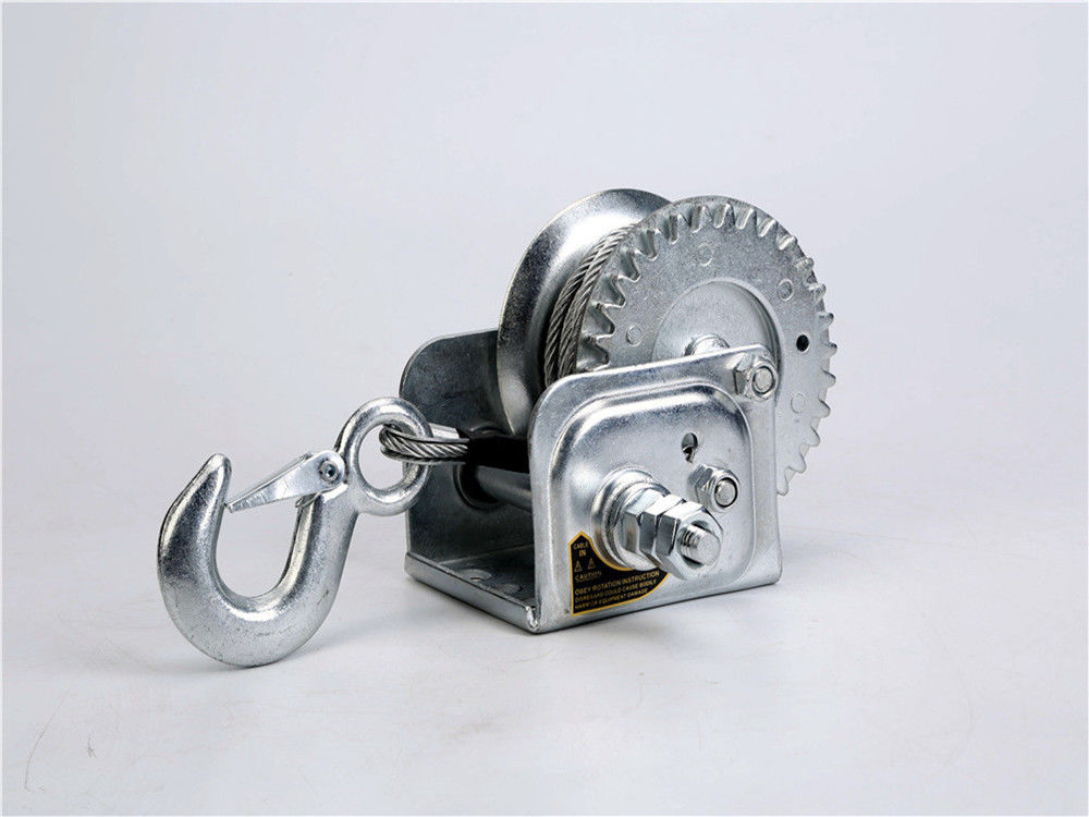 600lbs  Heavy Duty Steel Cable Manual Crank Winch For Boat ATV