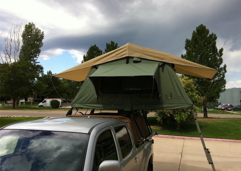 Aluminum Pole 4 Man Roof Top Tent , Kukenam Truck Mounted Tent Anti UV
