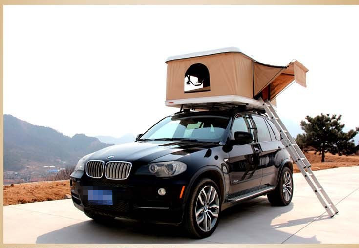 2017 High quality single layer fiberglass shell hard cover canvas roof