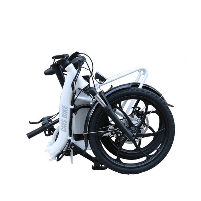 Thumb Throttle 500w 40KM/H Metro Folding Electric Bike For Adults